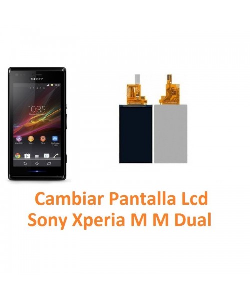 Cambiar Pantalla Lcd Sony Xperia M M Dual C1904 C1905 C2004 C2005 - Imagen 1