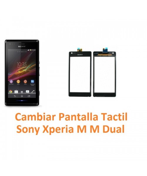 Cambiar Pantalla Táctil Sony Xperia M M Dual C1904 C1905 C2004 C2005 - Imagen 1