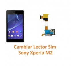 Cambiar Lector Tarjeta Sim Sony Xperia M2 M2 Aqua - Imagen 1