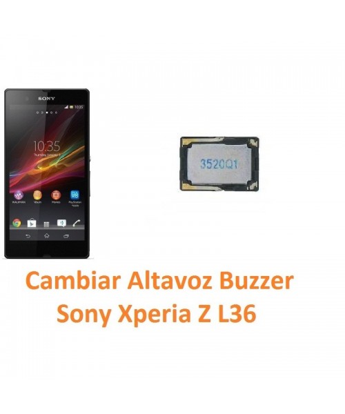 Cambiar Altavoz Buzzer Sony Xperia Z L36H C6602 C6603 - Imagen 1