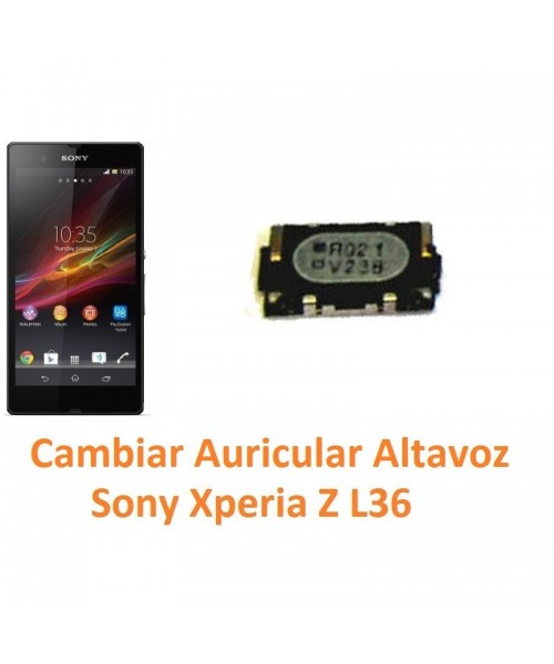 Cambiar Altavoz Auricular Sony Xperia Z L36H C6602 C6603 - Imagen 1