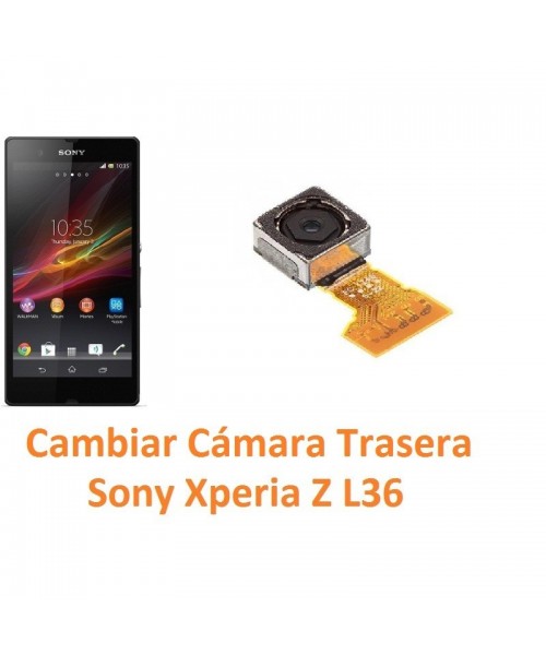 Cambiar Cámara Trasera Sony Xperia Z L36H C6602 C6603 - Imagen 1