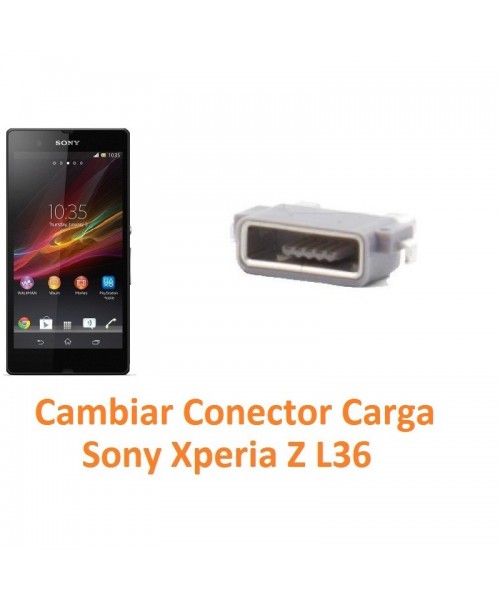 Cambiar Conector Carga Sony Xperia Z L36H C6602 C6603 - Imagen 1