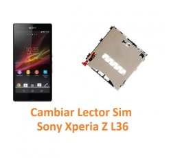 Cambiar Lector Tarjeta Sim Sony Xperia Z L36H C6602 C6603 - Imagen 1