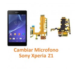 Cambiar Micrófono Sony Xperia Z1 L39H L39T C6902 C6903 C6906 C6916 C6943 - Imagen 1