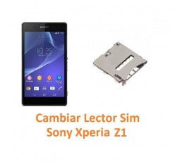 Cambiar Lector Tarjeta Sim Sony Xperia Z1 L39H L39T C6902 C6903 C6906 C6916 C6943 - Imagen 1