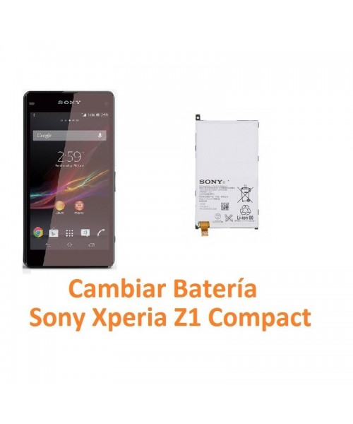 Cambiar Batería Sony Xperia Z1 Compact M51W D5503 Z1C - Imagen 1