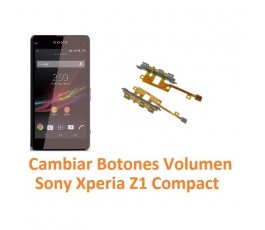 Cambiar Botones Volumen Sony Xperia Z1 Compact M51W D5503 Z1C - Imagen 1