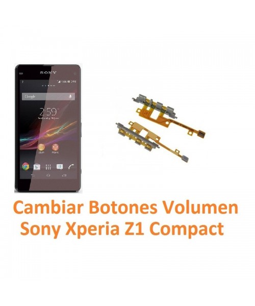 Cambiar Botones Volumen Sony Xperia Z1 Compact M51W D5503 Z1C - Imagen 1