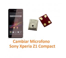 Cambiar Micrófono Sony Xperia Z1 Compact M51W D5503 Z1C - Imagen 1