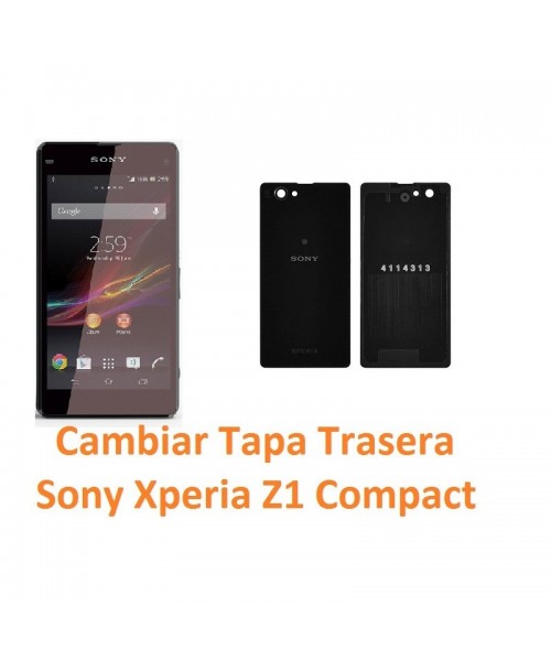 Cambiar Tapa Trasera Sony Xperia Z1 Compact M51W D5503 Z1C - Imagen 1