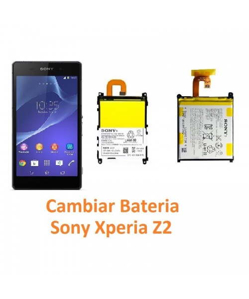 Cambiar Batería Sony Xperia Z2 L50W D6502 D6503 D6543 - Imagen 1