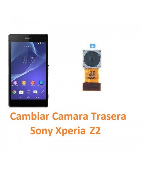 Cambiar Cámara Trasera Sony Xperia Z2 L50W D6502 D6503 D6543 - Imagen 1