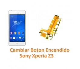 Cambiar Botón Encendido Sony Xperia Z3 L55T D6603 D6643 D6653 - Imagen 1