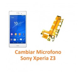 Cambiar Micrófono Sony Xperia Z3 L55T D6603 D6643 D6653 - Imagen 1