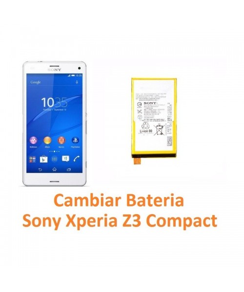 Cambiar Batería Sony Xperia Z3 Compact Z3C - Imagen 1