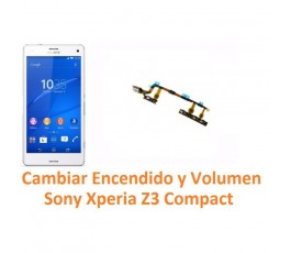 Cambiar Encendido y Volumen Sony Xperia Z3 Compact Z3C - Imagen 1