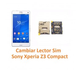 Cambiar Lector Sim Sony Xperia Z3 Compact Z3C - Imagen 1