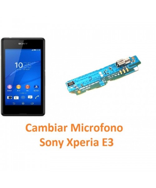 Cambiar Micrófono Sony Xperia E3 E3 Dual - Imagen 1
