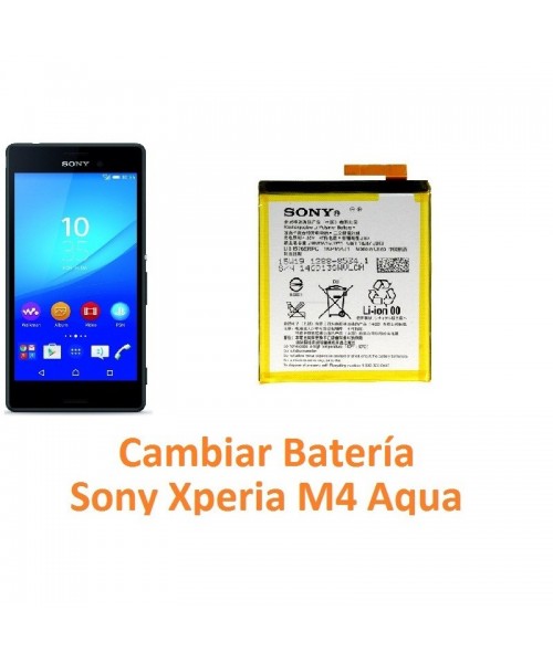 Cambiar batería Sony Xperia M4 Aqua M4 Aqua Dual - Imagen 1