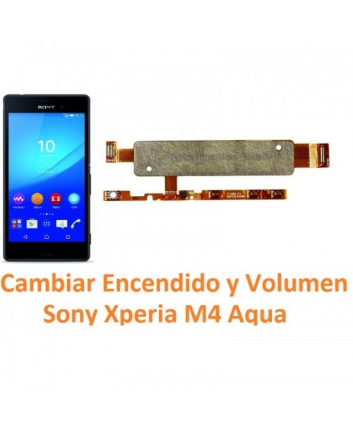 Cambiar encendido y volumen Sony Xperia M4 Aqua M4 Aqua Dual - Imagen 1