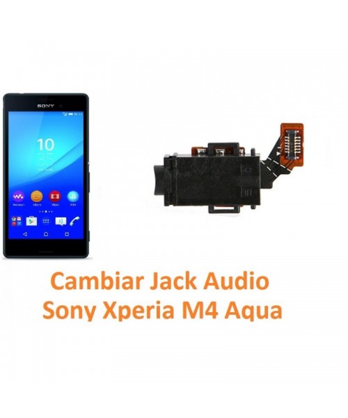 Cambiar conector jack audio Sony Xperia M4 Aqua M4 Aqua Dual - Imagen 1