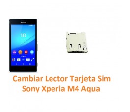 Cambiar lector tarjeta sim Sony Xperia M4 Aqua M4 Aqua Dual - Imagen 1