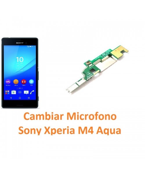 Cambiar micrófono Sony Xperia M4 Aqua M4 Aqua Dual - Imagen 1