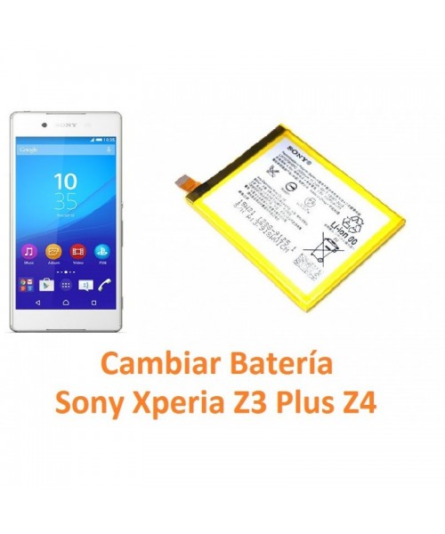 Cambiar batería Sony Xperia Z3 Plus Z4 - Imagen 1