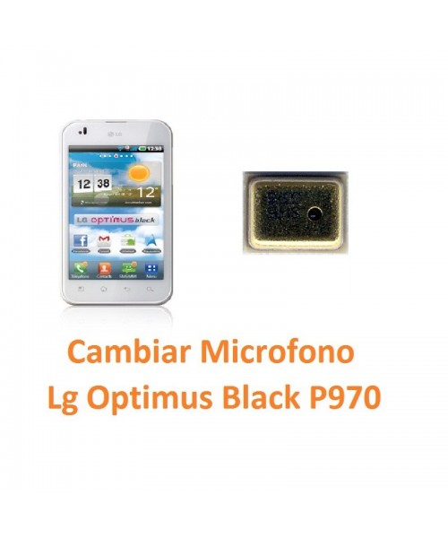 Cambiar Micrófono Lg Optimus Black P970 - Imagen 1