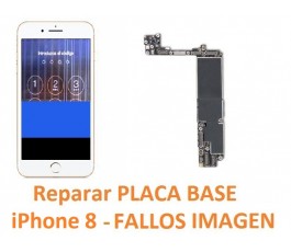 Reparar placa base iPhone 8...