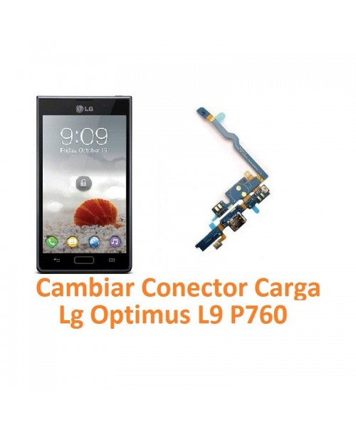 Cambiar Conector Carga Lg Optimus L9 P760 - Imagen 1