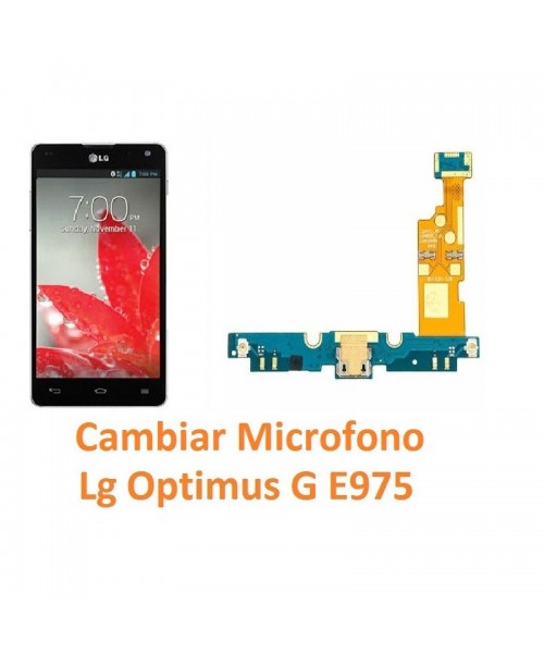 Cambiar Micrófono Lg Optimus G E975 - Imagen 1