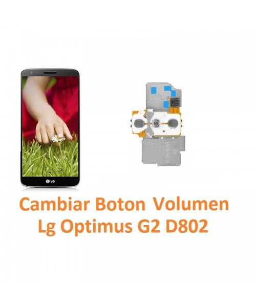 Cambiar Botón Volumen Lg Optimus G2 D802 - Imagen 1