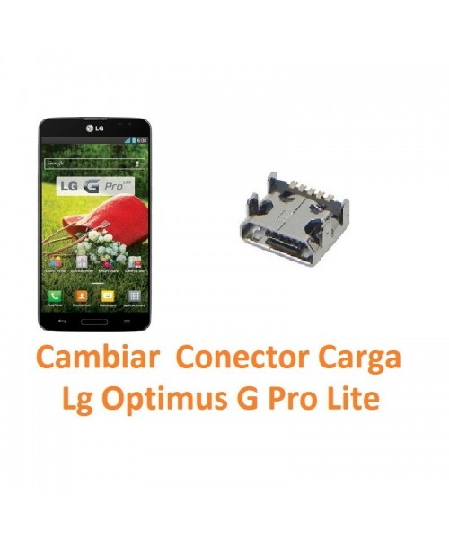 Cambiar Conector Carga para Lg Optimus G Pro Lite D680 - Imagen 1