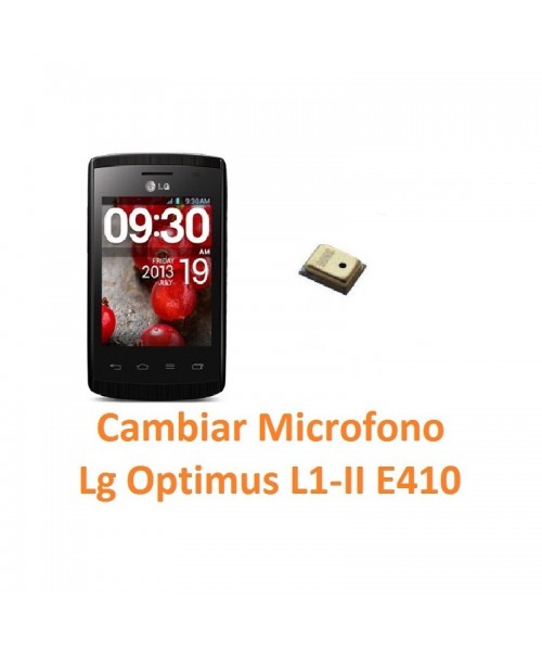 Cambiar Micrófono Lg Optimus L1-II E410 - Imagen 1