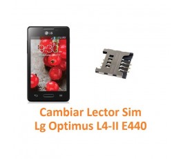 Cambiar Lector Tarjeta Sim Lg Optimus L4-II E440 - Imagen 1