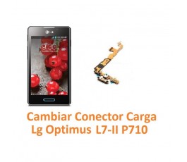 Cambiar Flex Conector Carga Lg Optimus L7-II P710 - Imagen 1