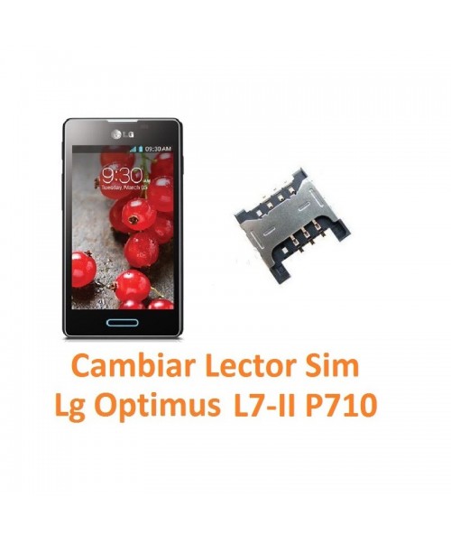 Cambiar Lector Tarjeta Sim Lg Optimus L7-II P710 - Imagen 1