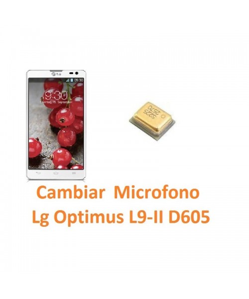 Cambiar Micrófono Lg Optimus L9-II D605 - Imagen 1