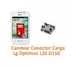 Cambiar Conector Carga Lg Optimus L35 D150 - Imagen 1