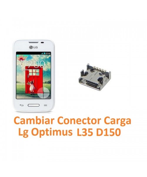 Cambiar Conector Carga Lg Optimus L35 D150 - Imagen 1