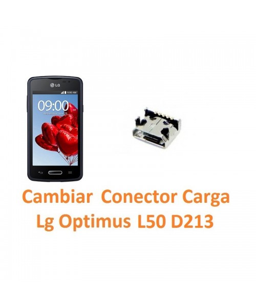 Cambiar Conector Carga Lg Optimus L50 D213 - Imagen 1