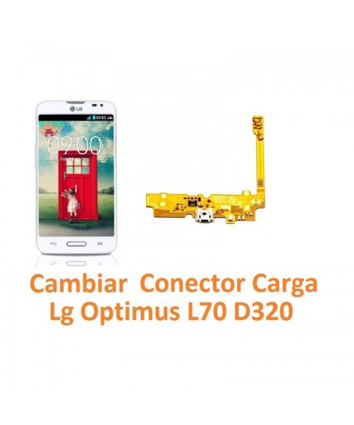 Cambiar Conector Carga Lg Optimus L70 D320 - Imagen 1