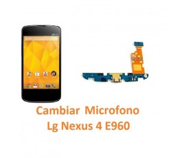 Cambiar Micrófono Lg Nexus 4 E960 - Imagen 1