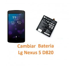 Cambiar Batería Lg Nexus 5 D820 - Imagen 1