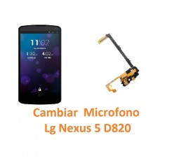 Cambiar Micrófono Lg Nexus 5 D820 - Imagen 1