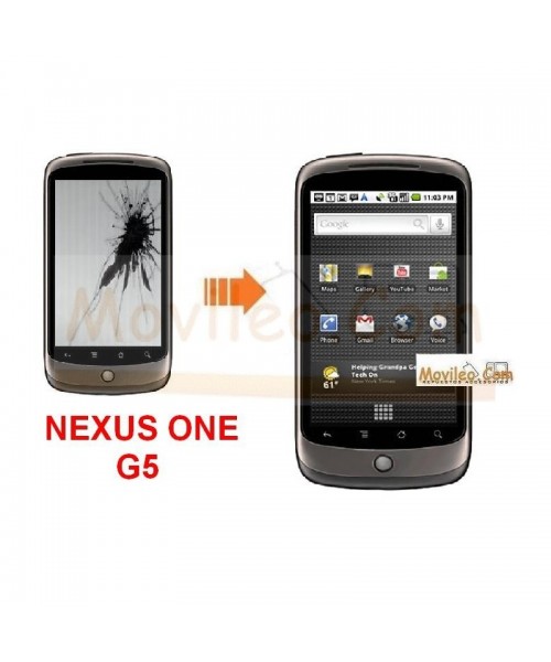 Cambiar Pantalla LCD (display) Htc Nexus One G5 - Imagen 1