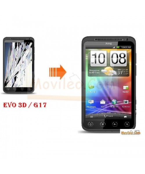CAMBIAR PANTALLA LCD HTC EVO 3D G17 - Imagen 1