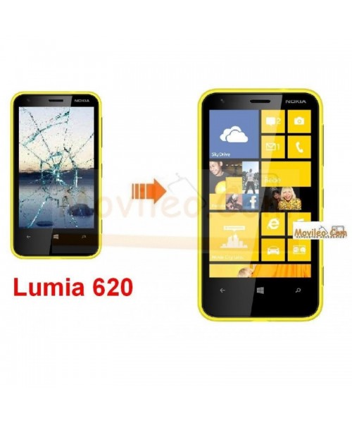 Cambiar Pantalla Tactil (cristal) Nokia Lumia 620 - Imagen 1